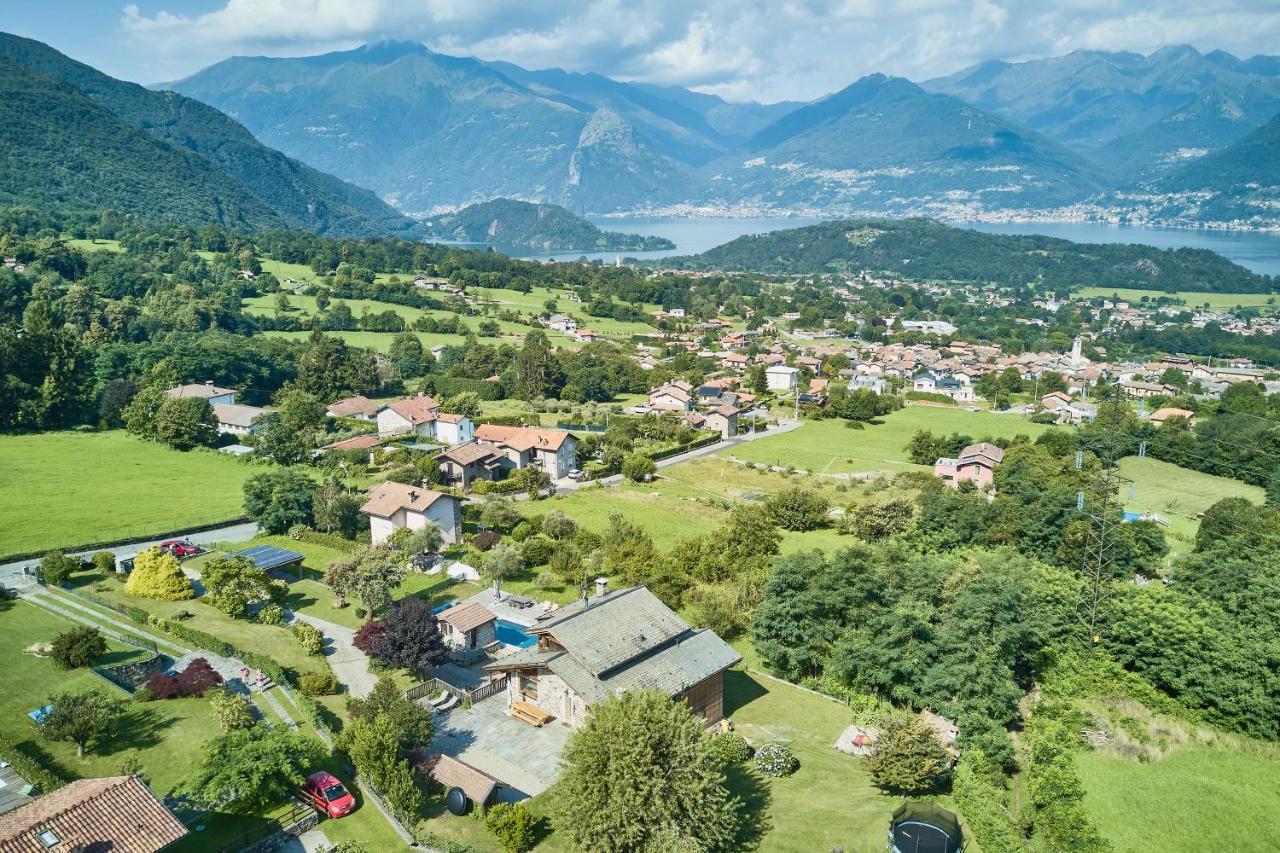 Chalet Con Piscina E Vista Panoramica Colico Buitenkant foto