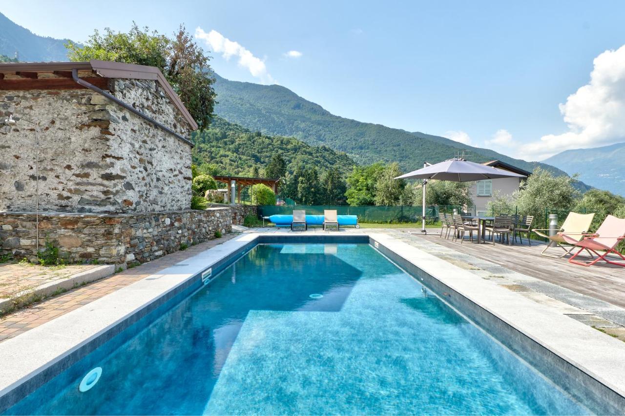 Chalet Con Piscina E Vista Panoramica Colico Buitenkant foto