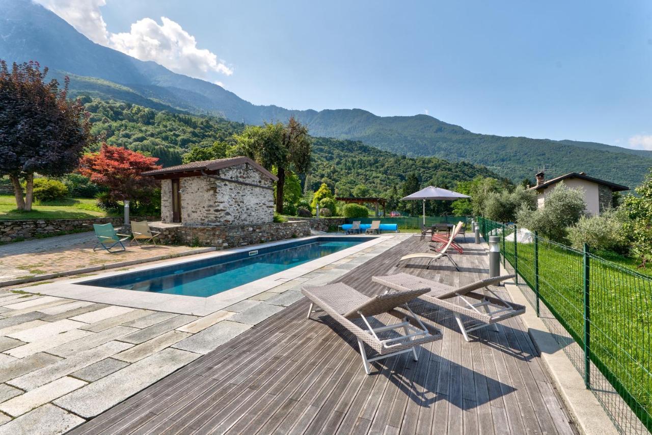Chalet Con Piscina E Vista Panoramica Colico Buitenkant foto